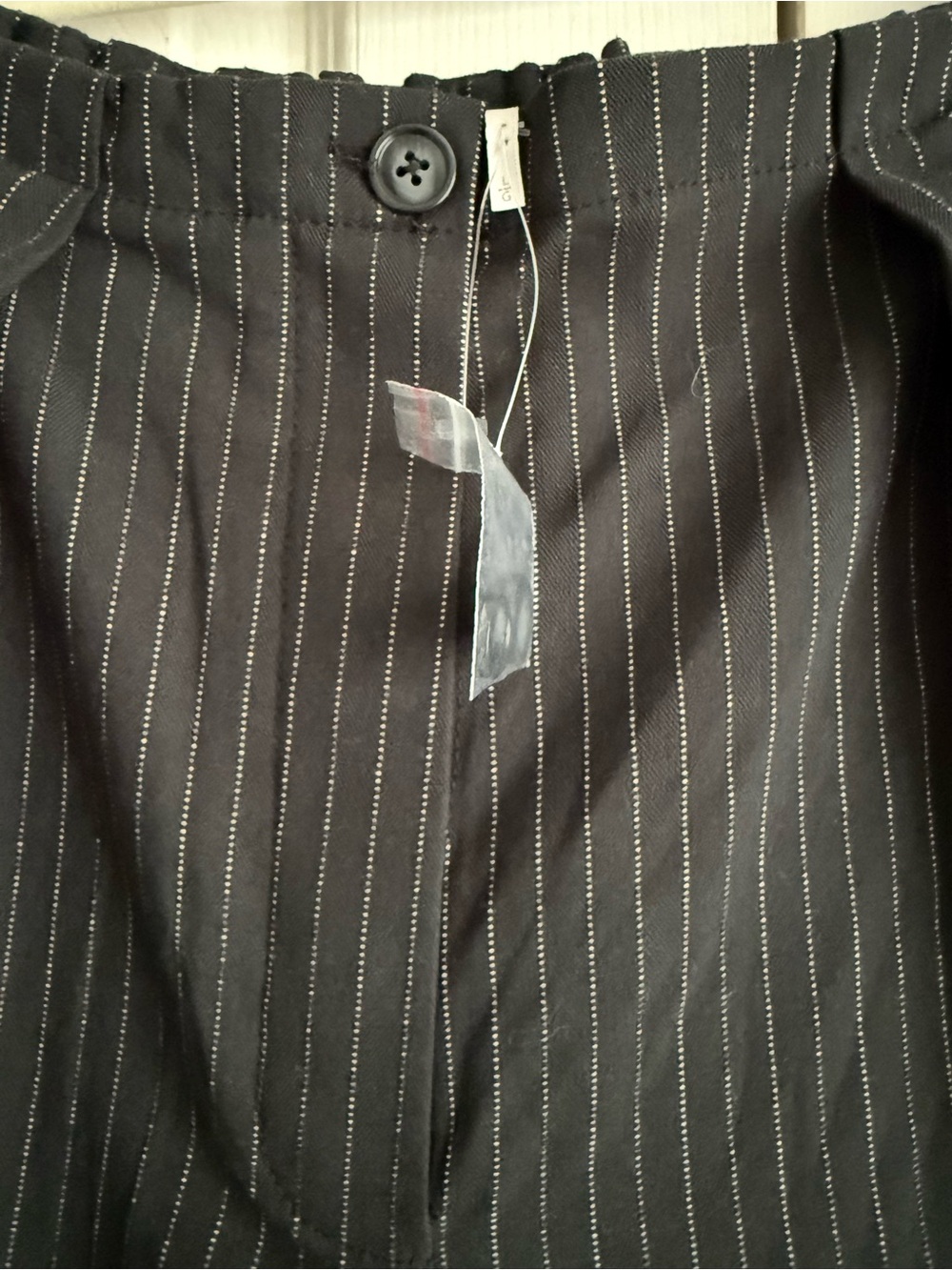 Free people Black Pinstripe Dress Trousers - Picture 3 of 5
